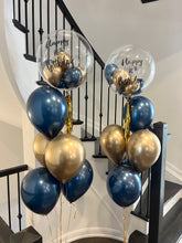 Load image into Gallery viewer, Customized Bubble Balloon Bouquet filled with helium