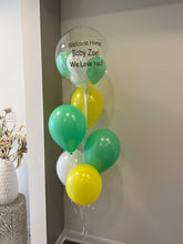 Load image into Gallery viewer, Customized Bubble Balloon Bouquet filled with helium