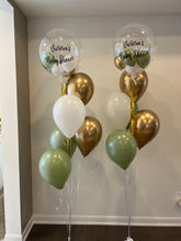 Load image into Gallery viewer, Customized Bubble Balloon Bouquet filled with helium