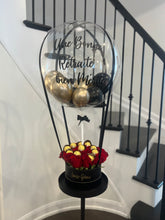 Load image into Gallery viewer, Customized Hot Air Balloon Box (Roses with Chocolates)