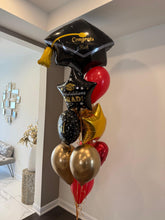Load image into Gallery viewer, Graduation helium bouquet