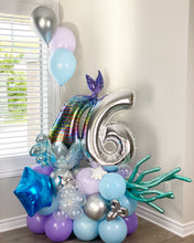 Load image into Gallery viewer, Themed Balloon Bouquet with One Number