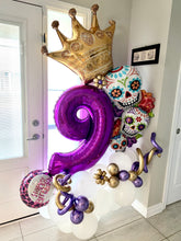 Load image into Gallery viewer, Themed Balloon Bouquet with One Number