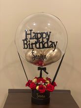 Load image into Gallery viewer, Customized Hot Air Balloon Box (Roses with Chocolates)
