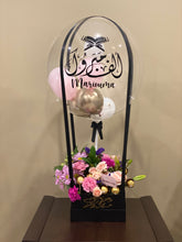 Load image into Gallery viewer, Customized Hot Air Balloon Box (Flowers with Chocolates)