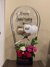Load image into Gallery viewer, Customized Hot Air Balloon Box (Flowers Only)