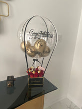 Load image into Gallery viewer, Customized Hot Air Balloon Box (Roses with Chocolates)