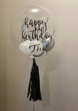 Load image into Gallery viewer, Customized Bubble Balloon filled with helium