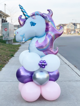 Load image into Gallery viewer, Mini Balloon Tower with Themed Balloon Topper