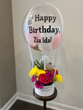 Load image into Gallery viewer, Customized Hot Air Balloon Box (Flowers with Chocolates)
