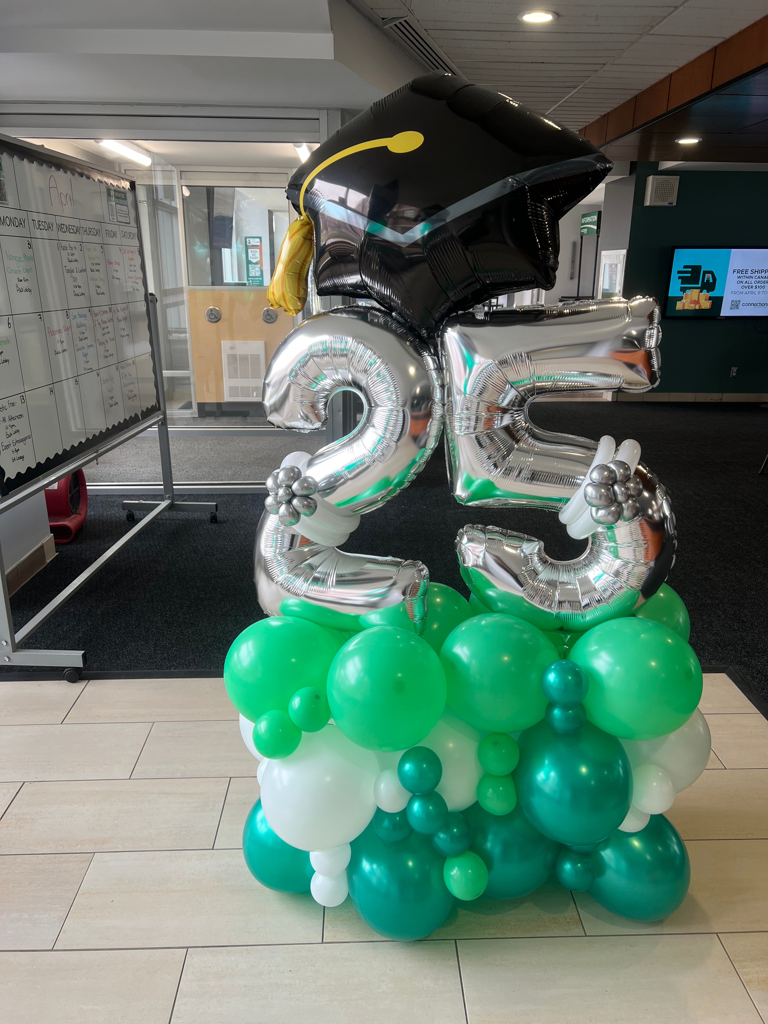 Numeric Graduation Bouquet – The Balloons Lady