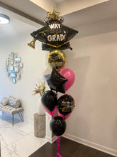 Load image into Gallery viewer, Graduation helium bouquet
