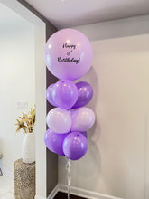 Load image into Gallery viewer, Helium bouquet consists of 1 giant balloon and 9 latex balloons in standard size
