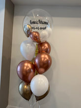 Load image into Gallery viewer, Customized Bubble Balloon Bouquet filled with helium
